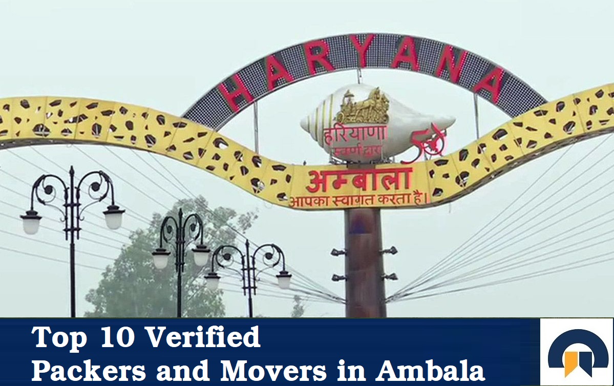Top 10 Verified Packers and Movers in Ambala